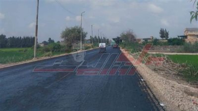 بدء رصف طريق «بيلا - الجرايدة» بتكلفة 130 مليون جنيه بكفر الشيخ