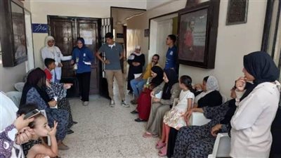 صرف العلاج بالمجان لـ850 مريضًا بالقافلة الطبية بمنشأة رضوان بالشرقية 