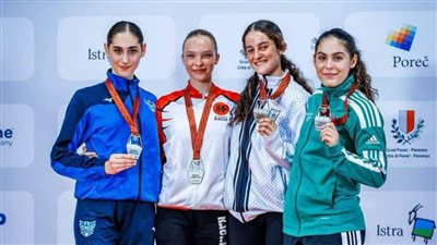 لاعبة دولة فلسطين مريم بشارات تتوج ببرونزية بطولة الدوري العالمي للكاراتيه