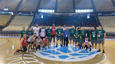 منتخب السلة يختتم استعداداته لمواجهة الدومينيكان على صالة بيرايوس