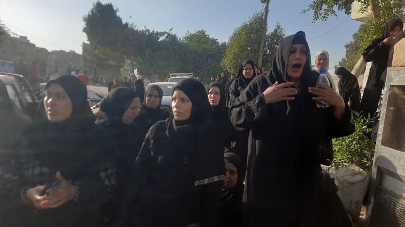 جانب من الجنازة