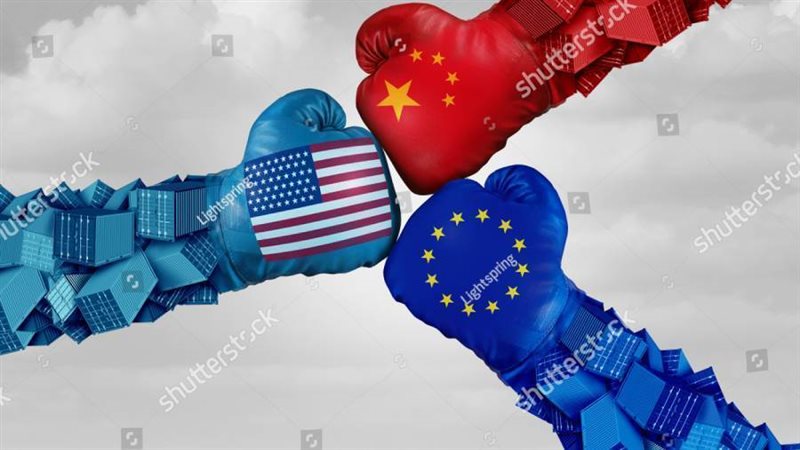 الحرب التجارية بين