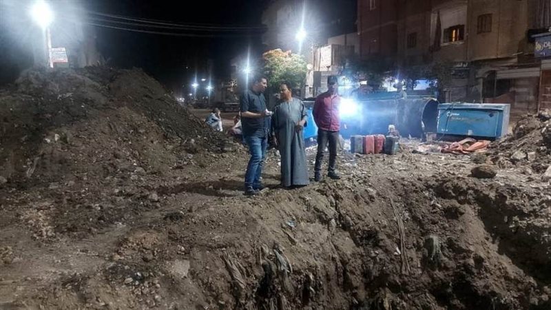 ربط خط الطرد الصرف