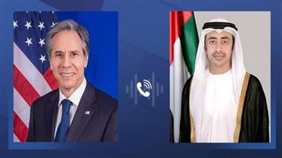 وزيرا خارجية أمريكا والإمارات يبحثان هاتفيا الأهداف المشتركة لتعزيز الاستقرار الإقليمي