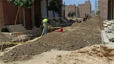  إحلال وتجديد شبكات الصرف الصحي بمركز طهطا بسوهاج