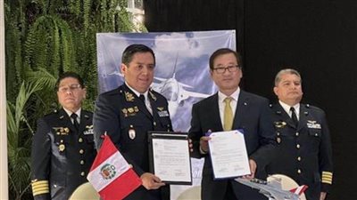 شراكة بين كوريا الجنوبية وبيرو لإنتاج أجزاء الطائرة الهجومية «FA-50»