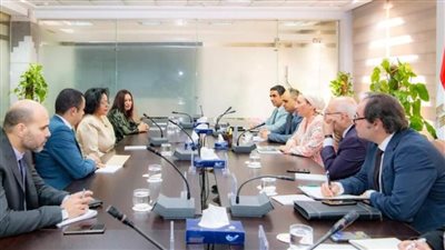  وزيرة البيئة تستقبل المديرة التنفيذية لوكالة النيباد
