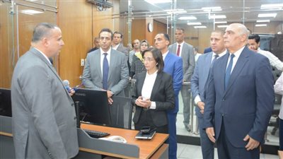 محافظ البحيرة الجديد تتفقد إدارة شبكات المرافق والتحول الرقمي والطوارئ والسلامة