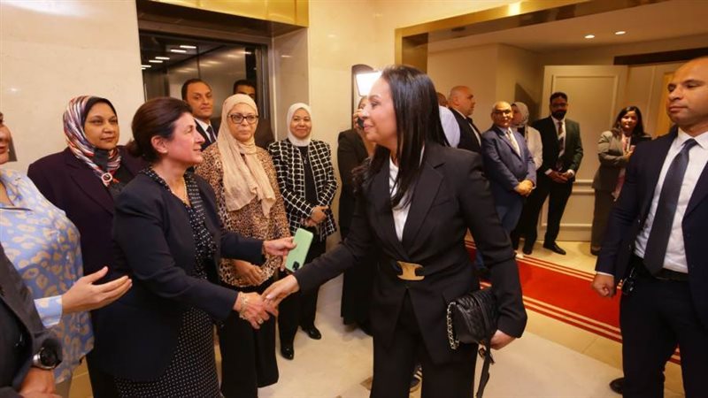 د مايا مرسي تصل مقر