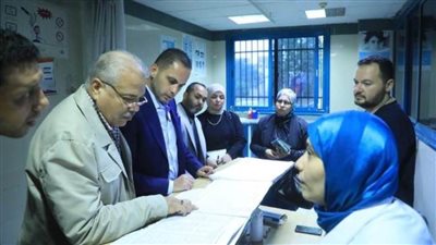 نائب وزير الصحة يتفقد الخدمات الصحية في مستشفى عين شمس العام
