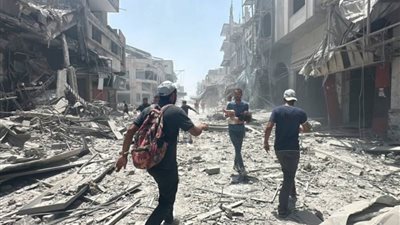 13 شهيدا بقصف الاحتلال مدرسة تؤوي نازحين في النصيرات