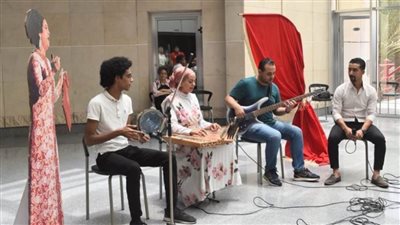 أيقونات نحتية ونياشين في احتفالية المتحف القومي للحضارة بمئوية 