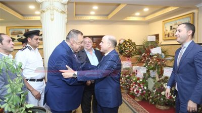 محافظ كفر الشيخ يستقبل مساعد وزير الداخلية مدير أمن كفر الشيخ لتقديم التهنئة