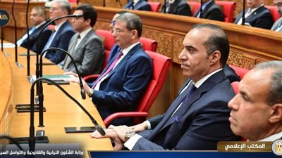 المستشار محمود فوزي وزير الشؤون النيابية والقانونية والتواصل السياسي: برنامج الحكومة الجديدة متكامل