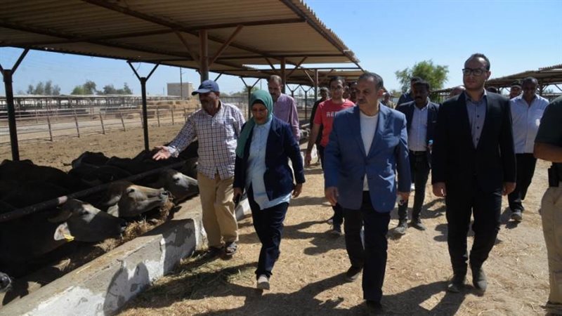 محافظ أسيوط خلال