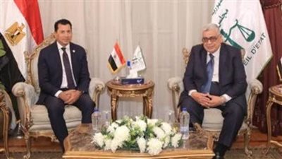 وزير الشباب والرياضة يزور رئيس مجلس الدولة الجديد لتهنئته 