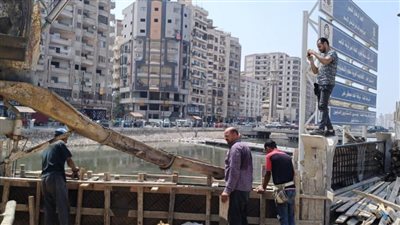  بالصور.. محافظ الغربية يتابع توسعة وتطوير كوبري سكة المحلة بطنطا