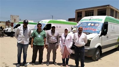 الكشف على 995 مواطنًا بقافلة طبية مجانية بقرية عرقوب المحرومةمن الرعاية الصحية 