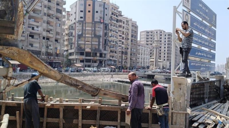 توسعة كوبرى سكة المحلة