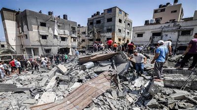 استشهاد 8 فلسطينيين في قصف إسرائيلي على وسط قطاع غزة