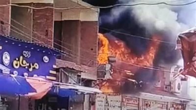 السيطرة على حريق محل أدوات منزلية في الشرقية 