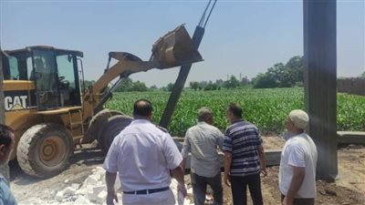 إزالة 22 حالة تعد بنطاق 8 مراكز بإجمالي مساحة 3680 مترًا مربعًا