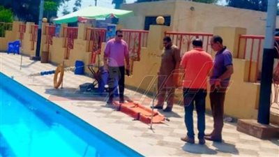 متابعة مكثفة لتطبيق عوامل الأمن والسلامة بحمامات السباحة بكفر الشيخ