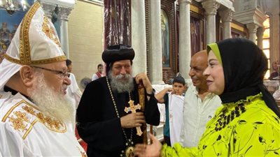 تفاصيل زيارة رئيس حي غرب لكنيسة الأنبا شنودة بالقباري 