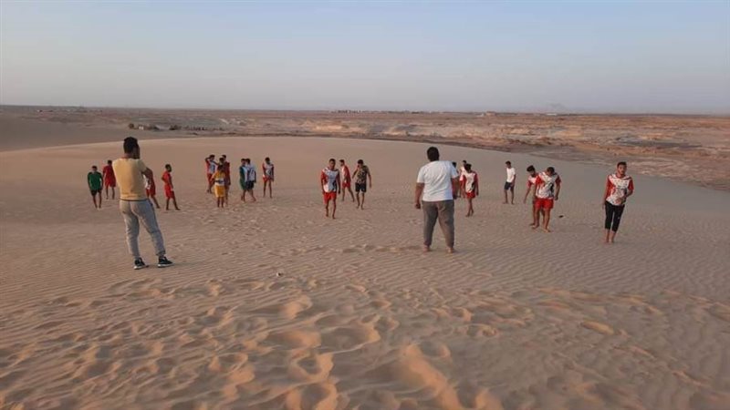 تدريبات منتخب الوادى