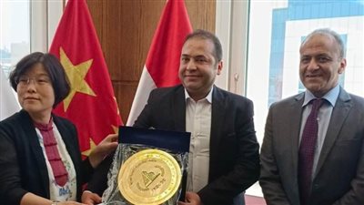 الاتحاد العام للغرف التجارية يبحث التعاون مع وفد مدينة بأوجي الصينية