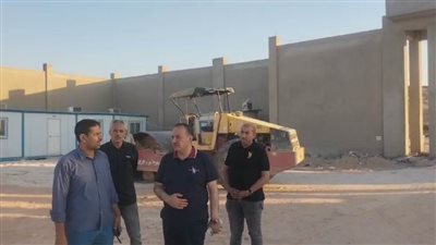 محافظ أسيوط يتفقد أعمال إنشاء مجمع إعادة تدوير المخلفات الصلبة بالغنايم