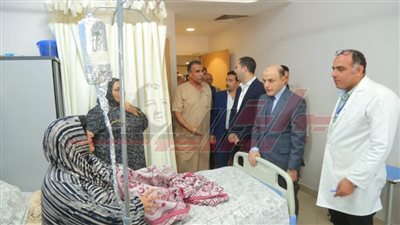 محافظ كفر الشيخ يطمئن على الأشقاء الفلسطينيين بمستشفى سيدي غازي