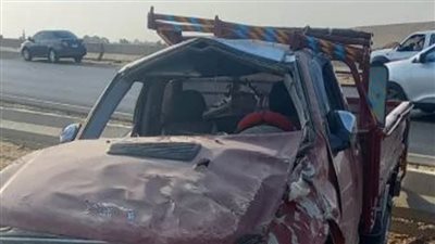 إصابة 8 أشخاص فى حادث انقلاب سيارة بطريق العلاقي شرق أسوان