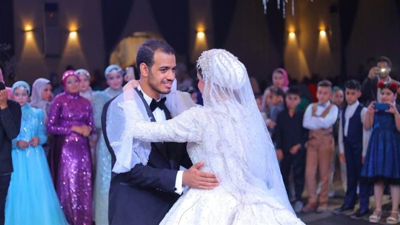 من حفل الزفاف