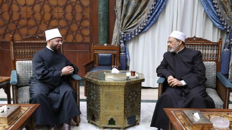 شيخ الأزهر خلال لقائه