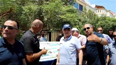 محافظ البحر الأحمر يتفقد أعمال تطوير منطقة مجاويش بالغردقة 