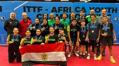 فرق الناشئين تتألق بالبطولة الإفريقية لتنس الطاولة ببوتسوانا