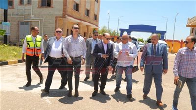 محافظ كفر الشيخ يتفقد محطة مياه الشرب الشمالية بمطوبس