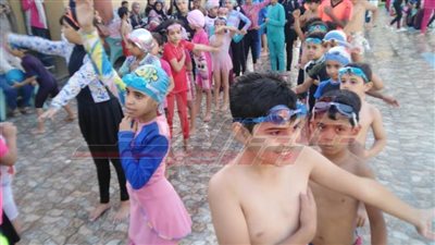 نادي الحامول يفتح مدرسة السباحة للنشء