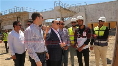 جولة تفقدية لمتابعة مشروع محطة معالجة مياه الصرف الصحي بكفر الشيخ