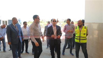 متابعة مركز خدمات المواطنين ومجمع الخدمات الزراعية ونقطة إطفاء