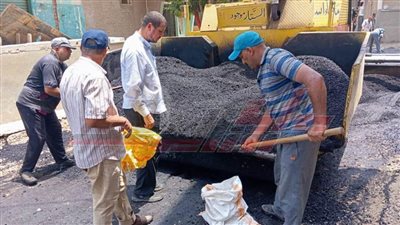 بتكلفة 3 ملايين جنيه.. رصف منطقة سنترال قلين بكفر الشيخ