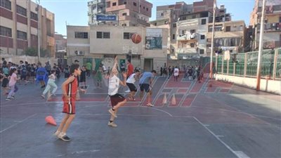 تدريبات جديدة لكرة السلة بكفر الشيخ
