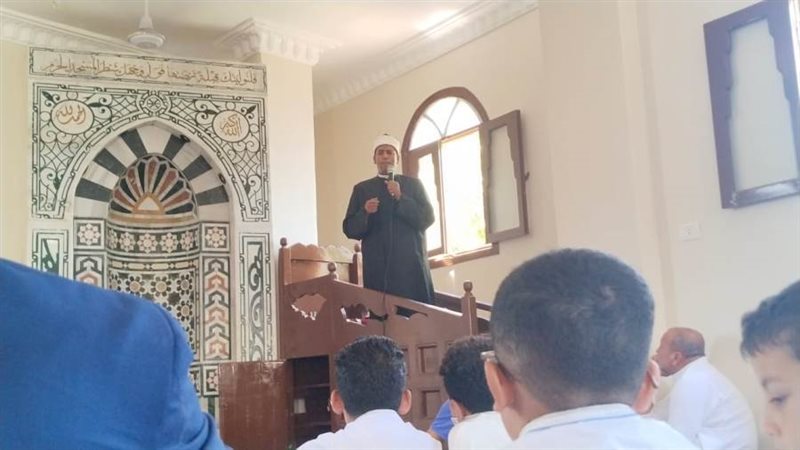 جانب من افتتاح مسجد