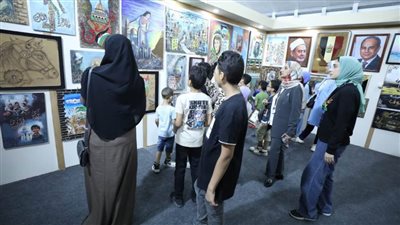 جناح الأزهر بمعرض الإسكندرية الدولي للكتاب يرصد جرائم الكيان المحتل