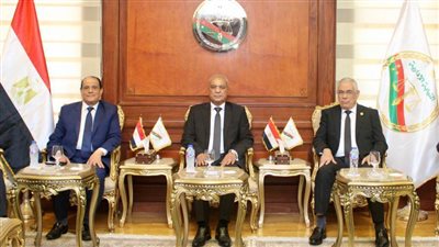 النيابة الإدارية تبحث مع رئيس محكمة النقض والنائب العام والأعلى للقضاء التعاون القضائي