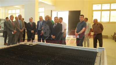عبدالمعطي يتفقد ورش ومعامل كلية الهندسة بجامعة كفر الشيخ