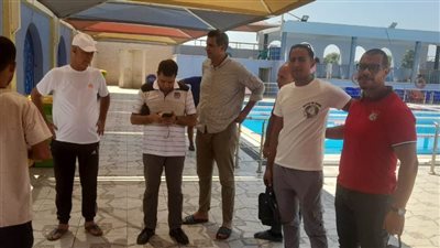 بالصور.. غلق حمام السباحة في مركز شباب كفر الزيات بالغربية