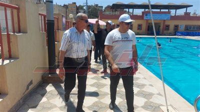 التفتيش على حمامات السباحة بالمنشآت الشبابية والرياضية والخاصة بكفر الشيخ