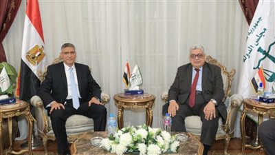 لتقديم التهنئة..رئيس مجلس الدولة يستقبل مُحافظ الجيزة 